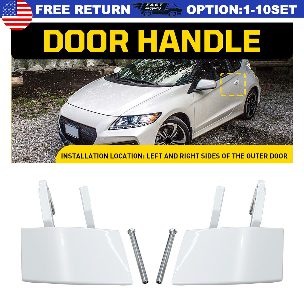 Metal Left Right Side Exterior Door Handle Repair Kit For Honda CR-Z 11-16 2-20x