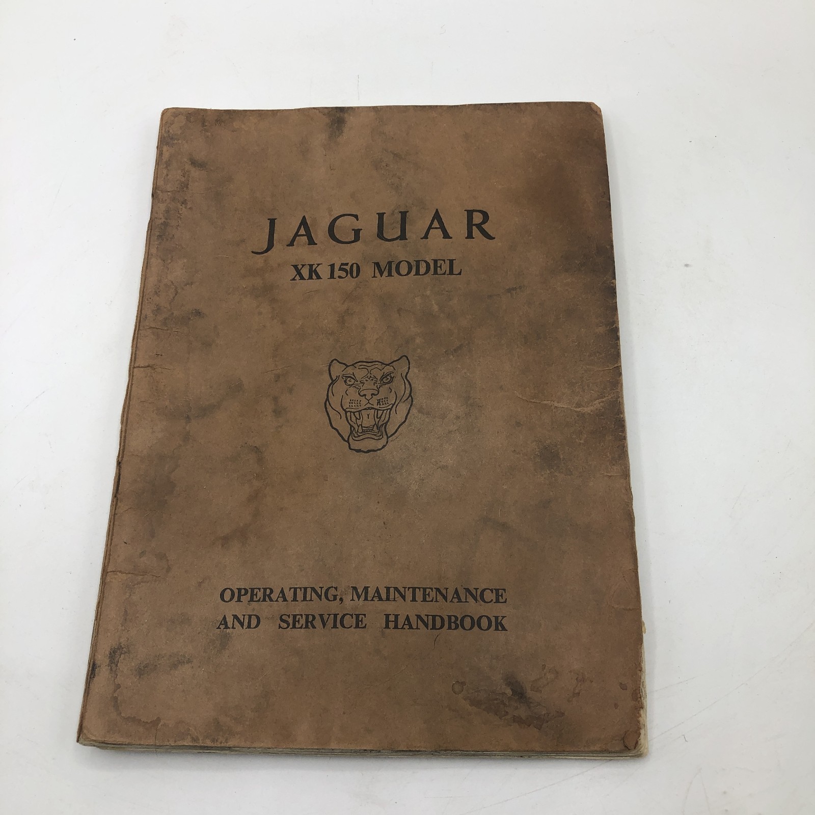 Original Vtg Jaguar XK 150 Model Operating Maintenance Service Handbook Manual