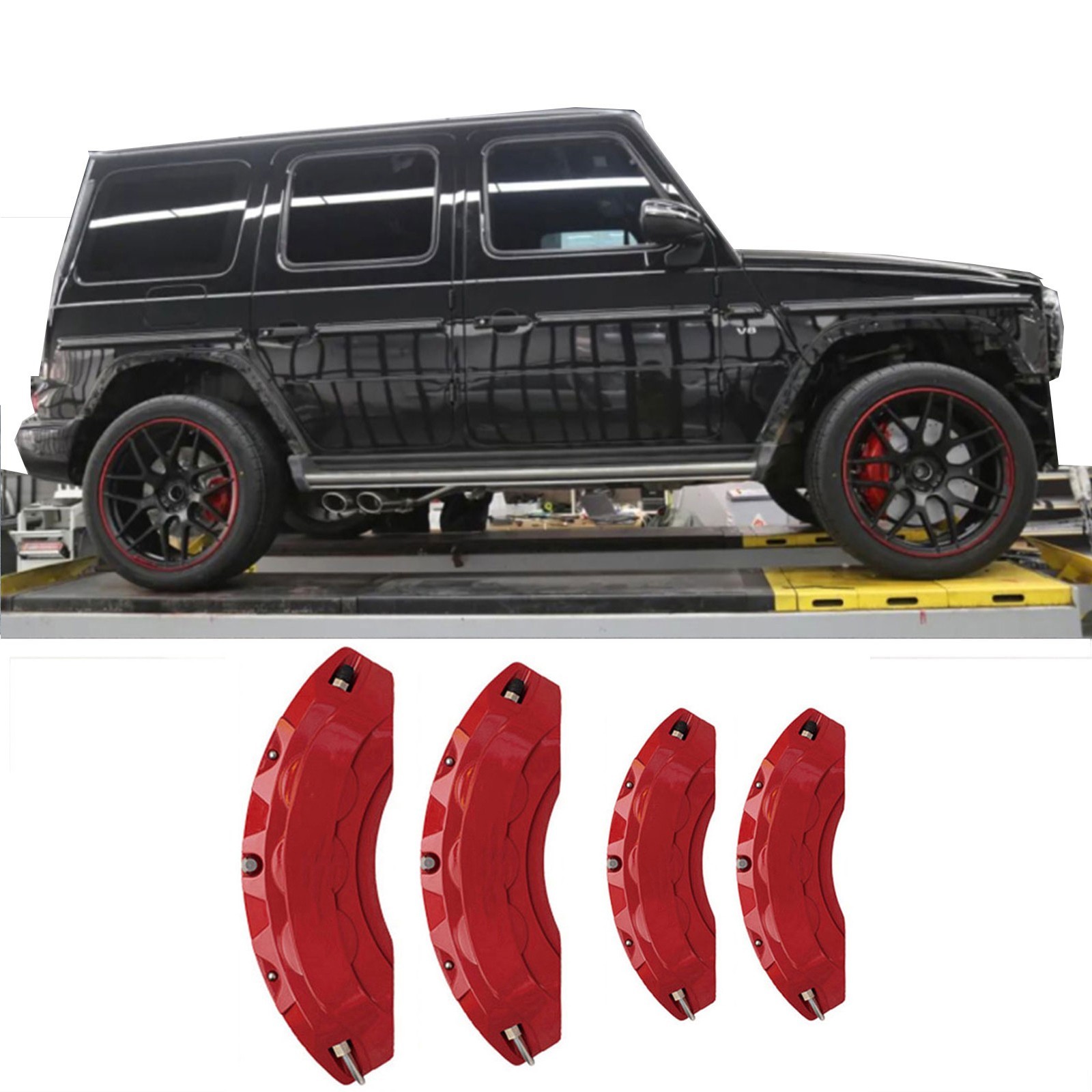 4pcs Aluminum Car Brake Caliper Cover for MERCEDES BENZ G Class Accessories