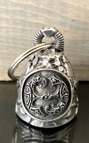 Viking Ravens Guardian Bravo Bell Biker Ride Bell Gremlin Good Luck BB-150 USA Viking Ravens Guardian Bravo Bell Biker Ride Bell Gremlin Good Luck BB-150 USA
