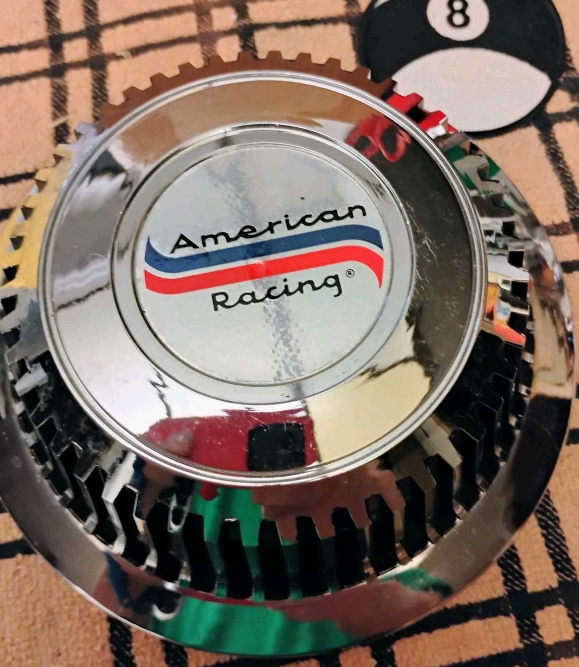 1 ea.NOS American Racing Only. WHEEL CENTER CAP Vector TURBINE 6-3/4\