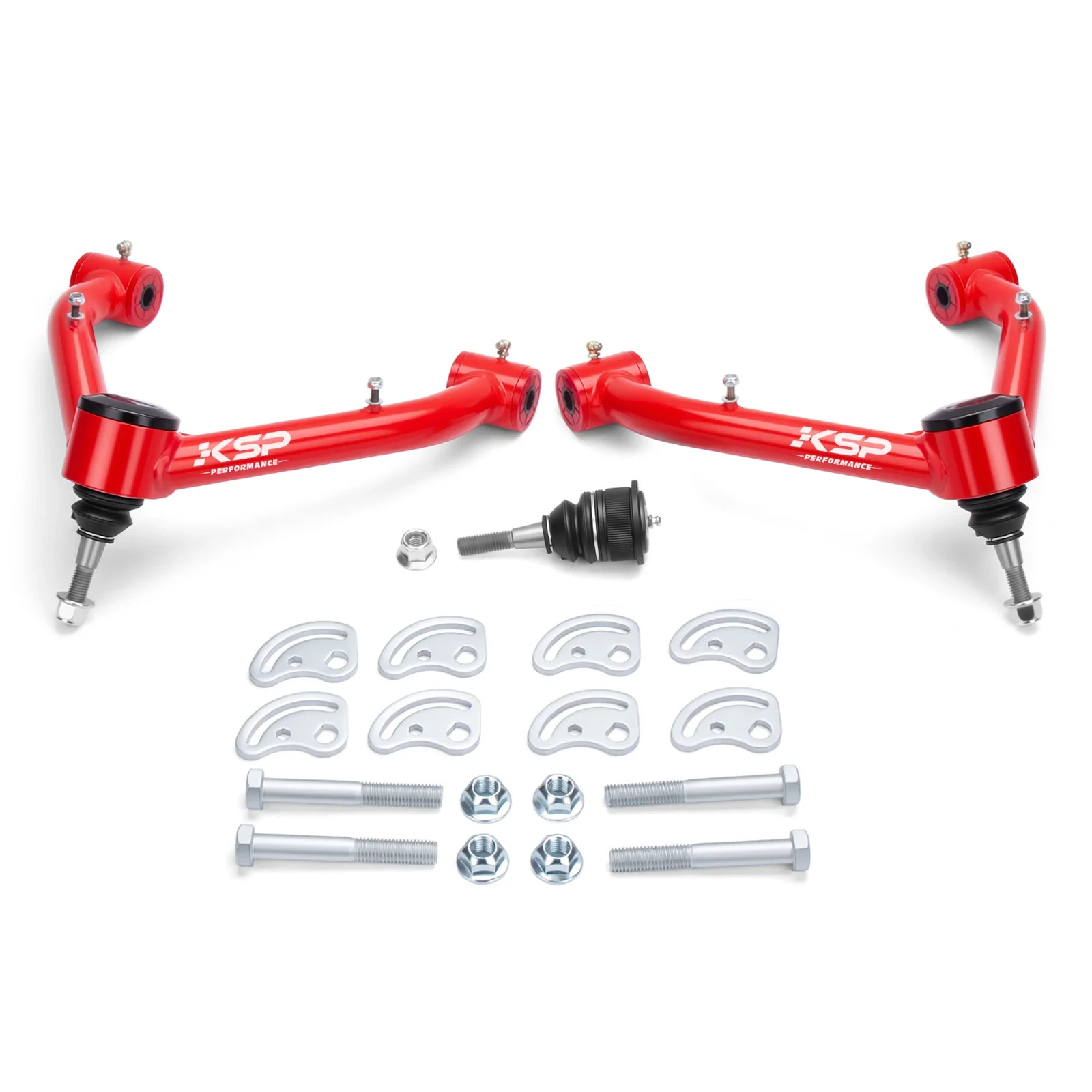 KSP 2PCS 2-4'' Upper Control Arms+Camber Kit For 1999-2006 Silverado Sierra 1500