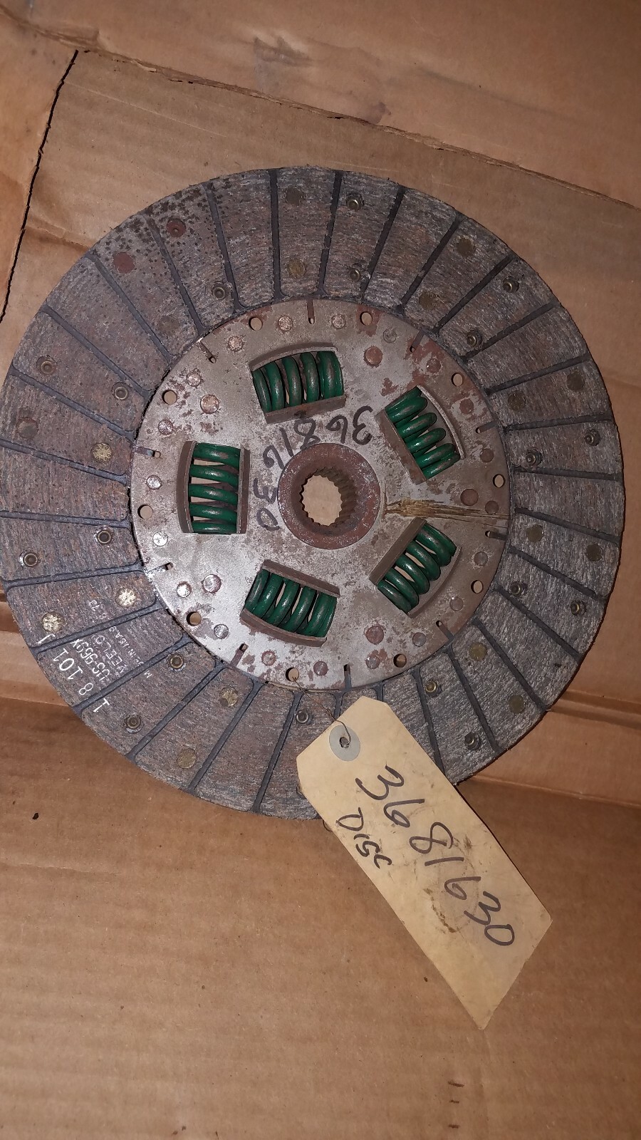 NOS Mopar Clutch Disc Various 1963-74 Models 10 1/2 Inch Disc PN 3681630 2266232