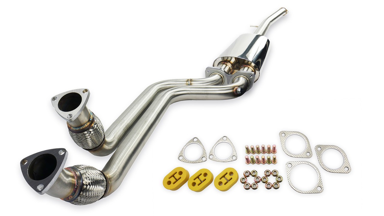 ISR Performance Series II - Resonated Mid Section Only fitting BMW E36