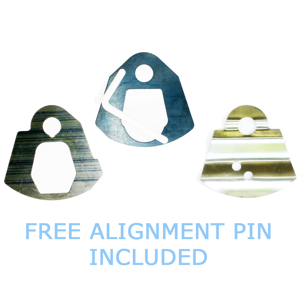 Genuine Hurst Comp Plus 4 Speed Shifter Shim Spacer Plates Set 3 NEW W Free Pin