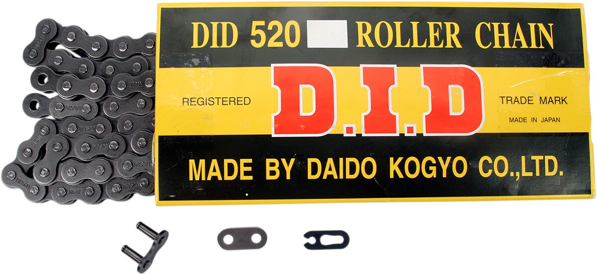 D.I.D 520 Standard Series Non O-Ring Drive Chain 110 Links Universal D.I.D 520 Standard Series Non O-Ring Drive Chain 110 Links Universal
