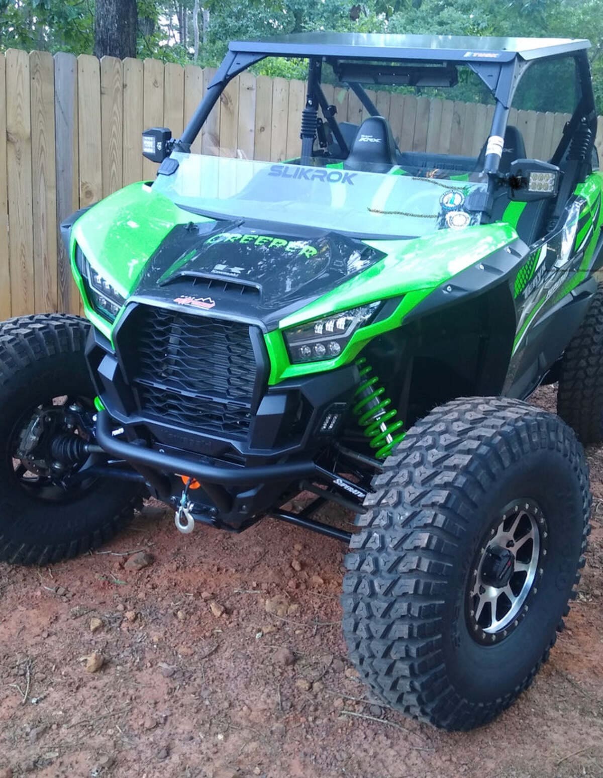 ATC Kawasaki KRX Pre Runner Bumper Winch UTV ATV