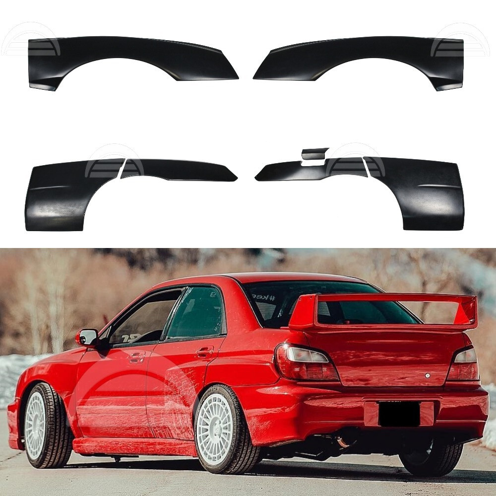 WRC Fender Flares for Subaru Impreza Bugeye 2000 - 2002 GD wide body kit
