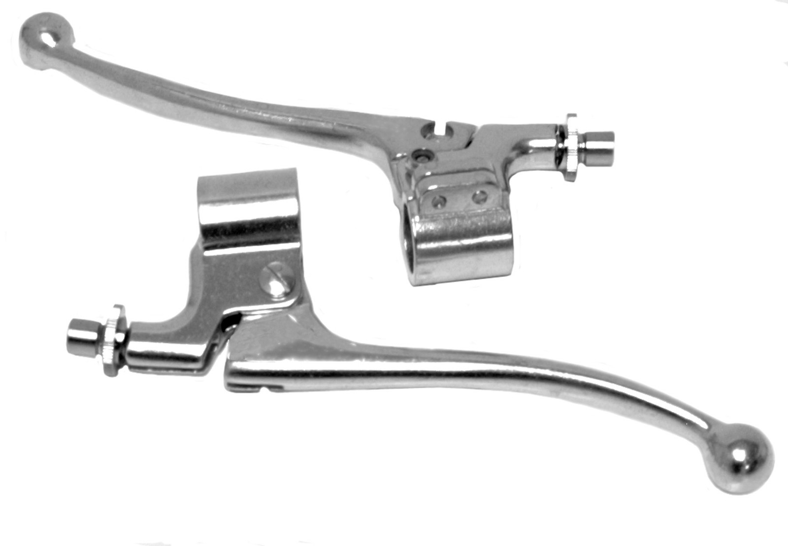 Emgo Amal Style Replica Brake Lever Assembly Natural 32-69651 Emgo Amal Style Replica Brake Lever Assembly Natural 32-69651