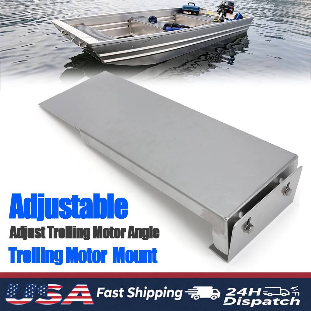 For Jon Boat Aluminum Boat Adjustable Trolling Motor Mounting Bracket Aluminum For Jon Boat Aluminum Boat Adjustable Trolling Motor Mounting Bracket Aluminum