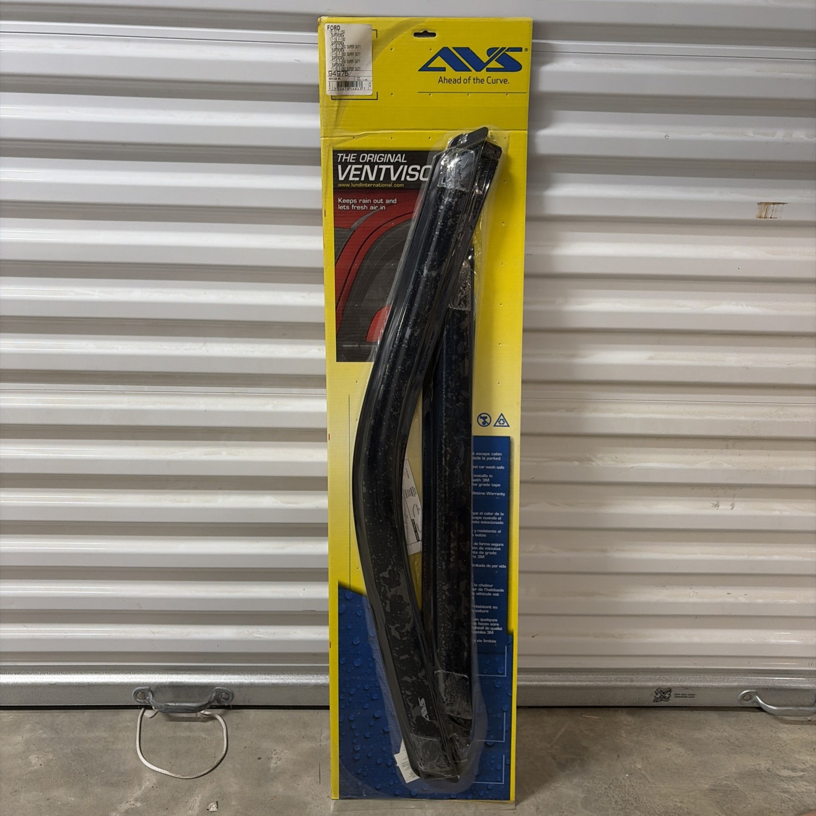 AVS Tape-On Vent Visors Fit 15-26 F150/22-25 Lghtng/17-26 Raptor SprCrw/F250-550