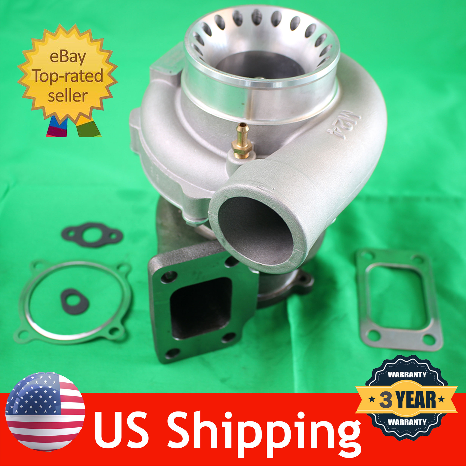 GT35 GT3582 Turbo Charger 600+HP T3 AR.70/63 Anti-Surge Compressor Turbocharger