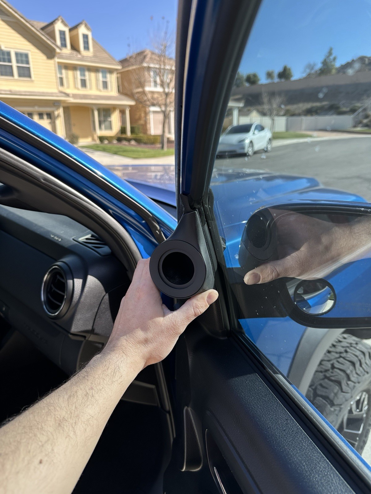 Toyota Tacoma Sail Panel Tweeter Pods 2016–2023 – Custom 1”–2.5” Speaker Mounts