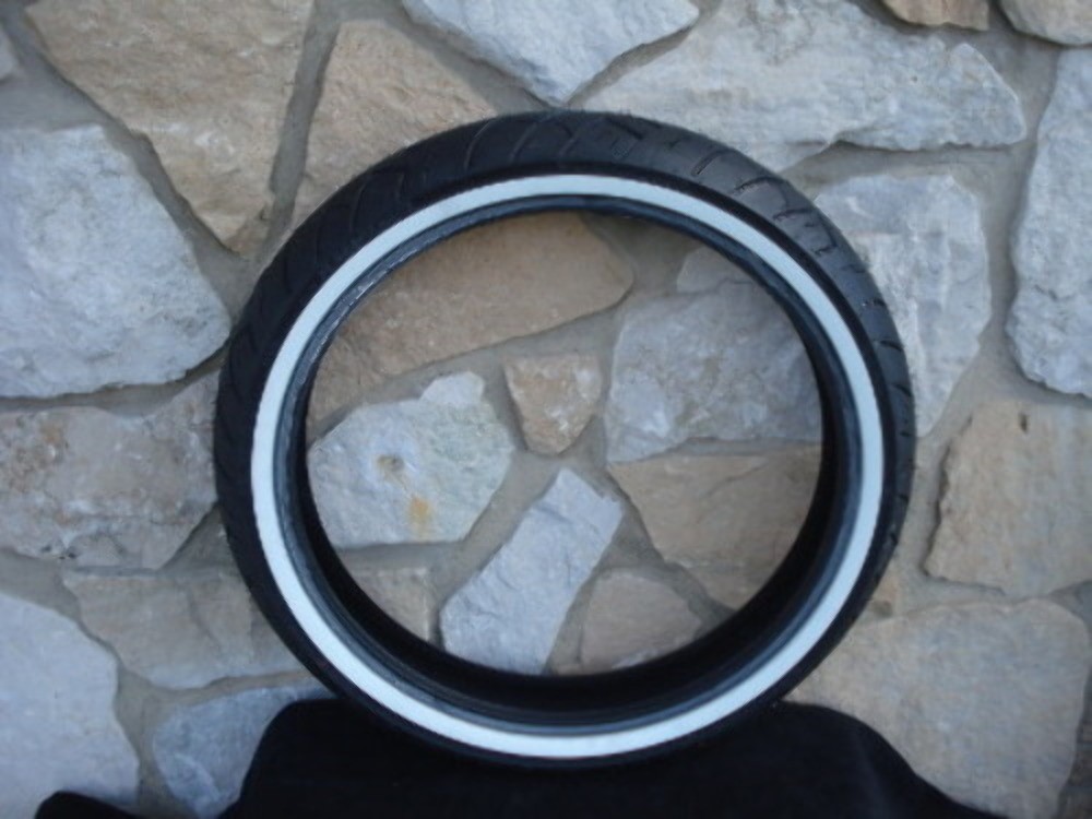 SHINKO 120/70-21 WWW F777 WHITE WALL 68V REINFORCED FRONT TIRE FOR HARLEY MODELS