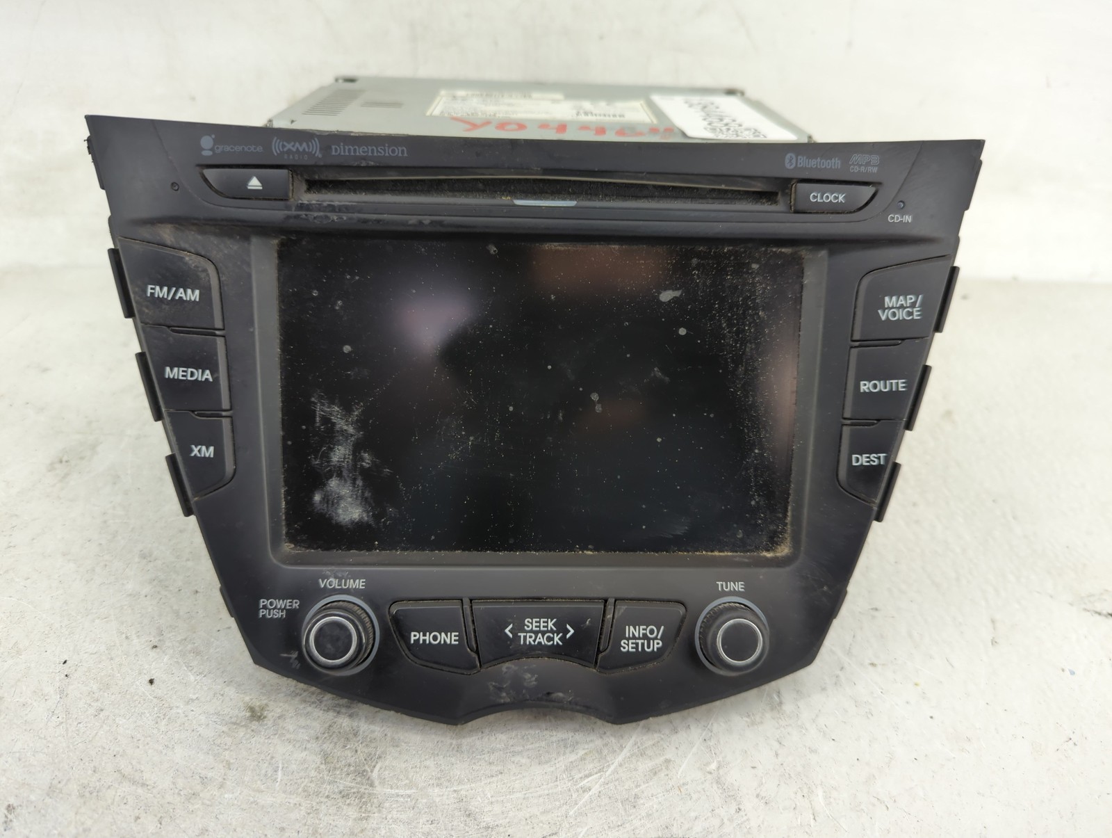 2012-2017 Hyundai Veloster Am Fm Cd Player Radio Receiver CU4AQ