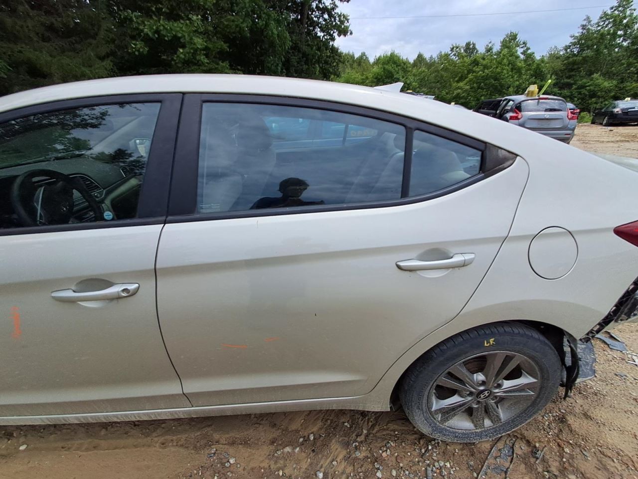 Driver Rear Side Door Electric Sedan US Built Fits 17-20 ELANTRA 2962782