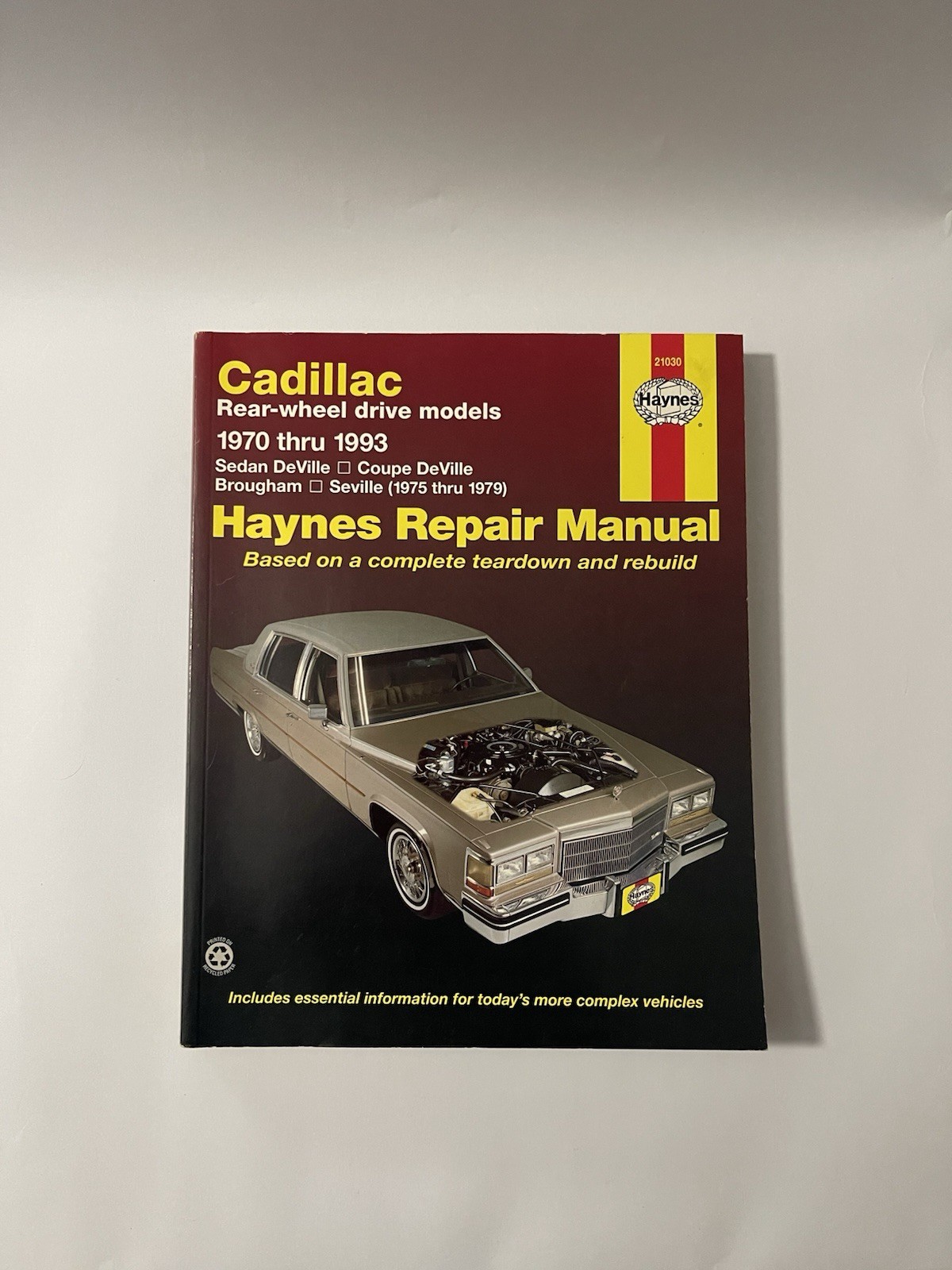 Cadillac Deville 1970-1993 Shop Service Repair Manual Engine Wiring Diagrams