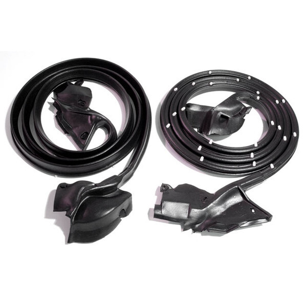 1973-1977 Pontiac Grand Prix 2 door new rubber door weatherstrip seals, pair