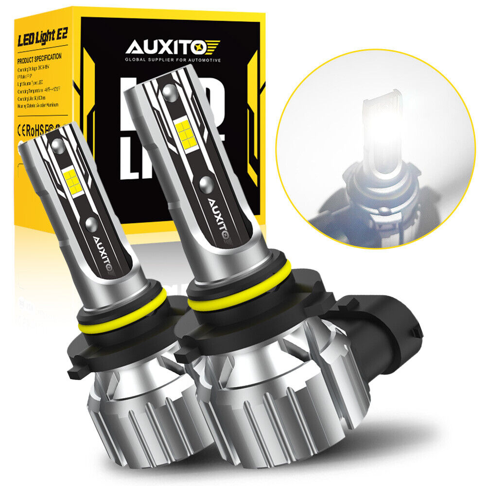 AUXITO 9005 LED Headlight Bulb Kit High/Low White Super Bright 6500K CANBUS EOA