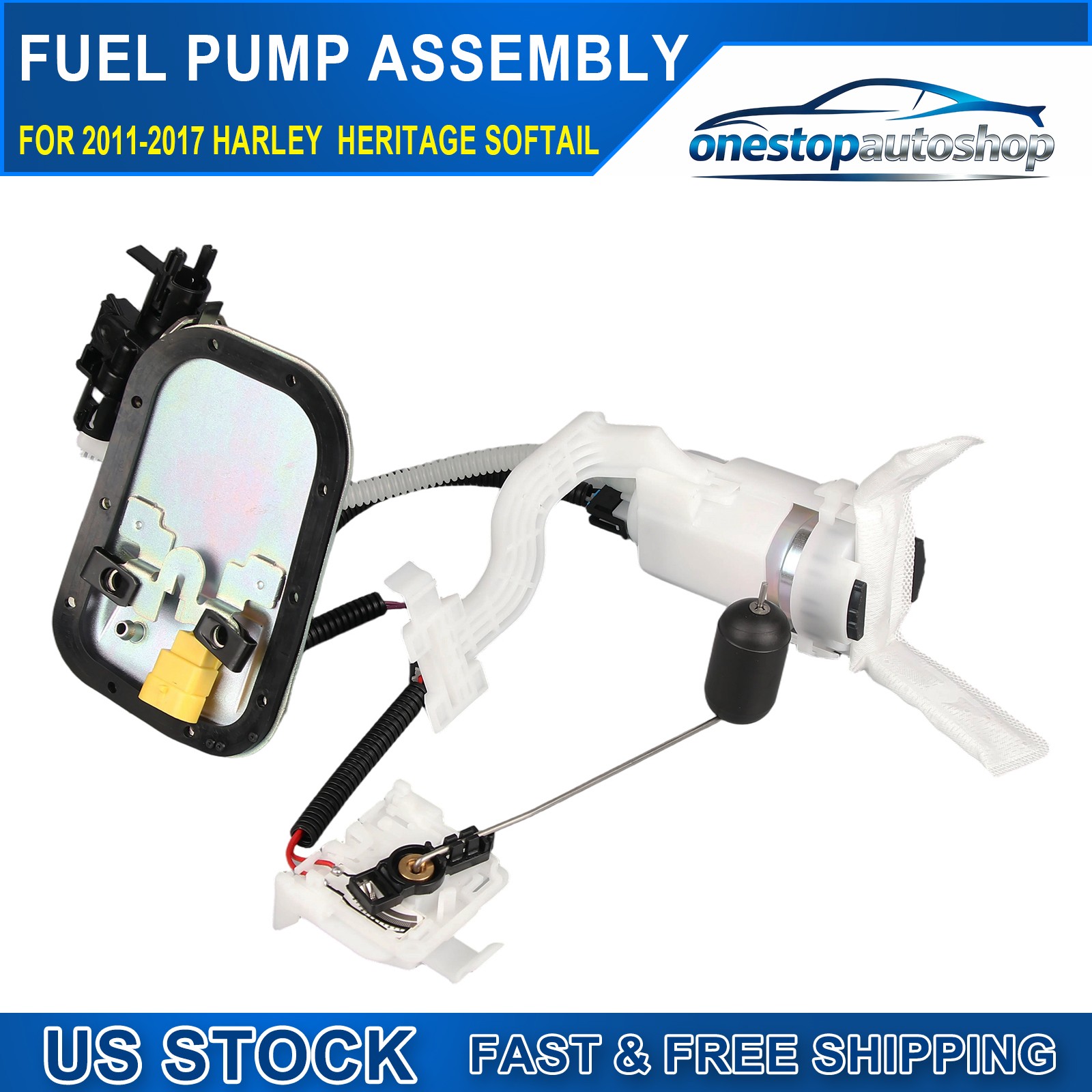New Fuel Pump Assembly 75284-08A For 2011-2017 Harley Davidson Heritage Softail