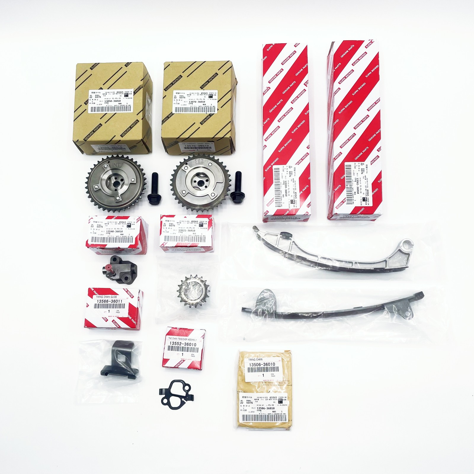 OEM Timing Chain Kit VVT for Toyota RAV4 Camry Highlander Sienna Venza 2.5L 2.7L