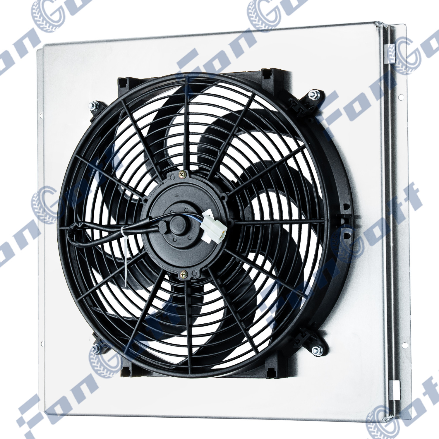 Aluminum Shroud+Electric Fan For 1985-1994 86 87 Ford Ranger Explorer Bronco II