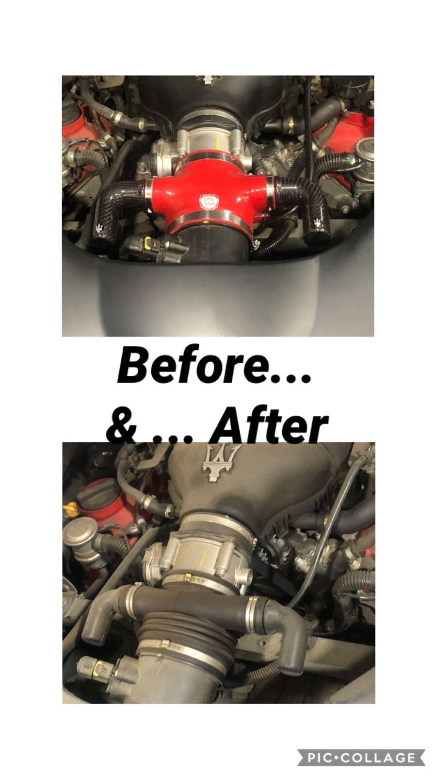 Maserati GranTurismo - QP Upgraded Air Intake + Carbon Fiber sound chamber set