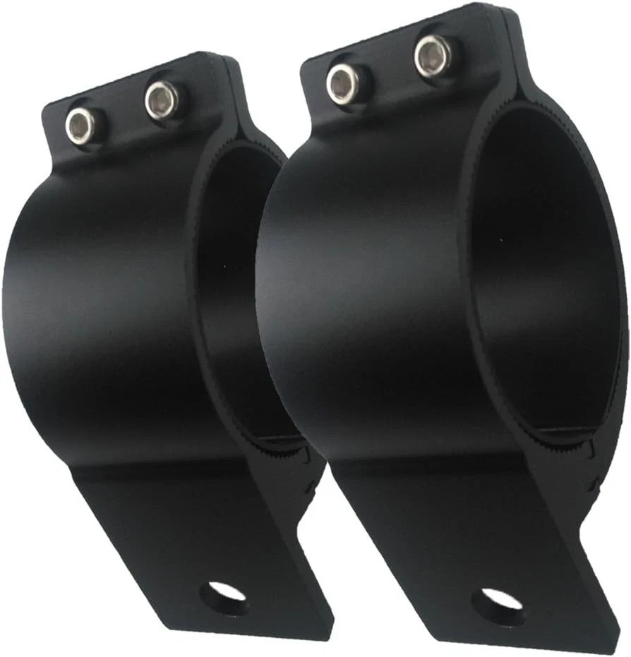 Pair 3 Inch Aluminum Mounting Bracket Tube Clamp for Bullbar Roof Rack Roll