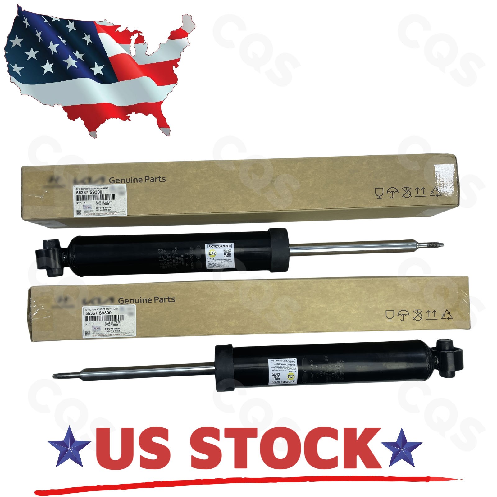 Pair Self Leveling Rear Shock Absorber For 55367-S9300 2020-22 Hyundai Palisade Pair Self Leveling Rear Shock Absorber For 55367-S9300 2020-22 Hyundai Palisade