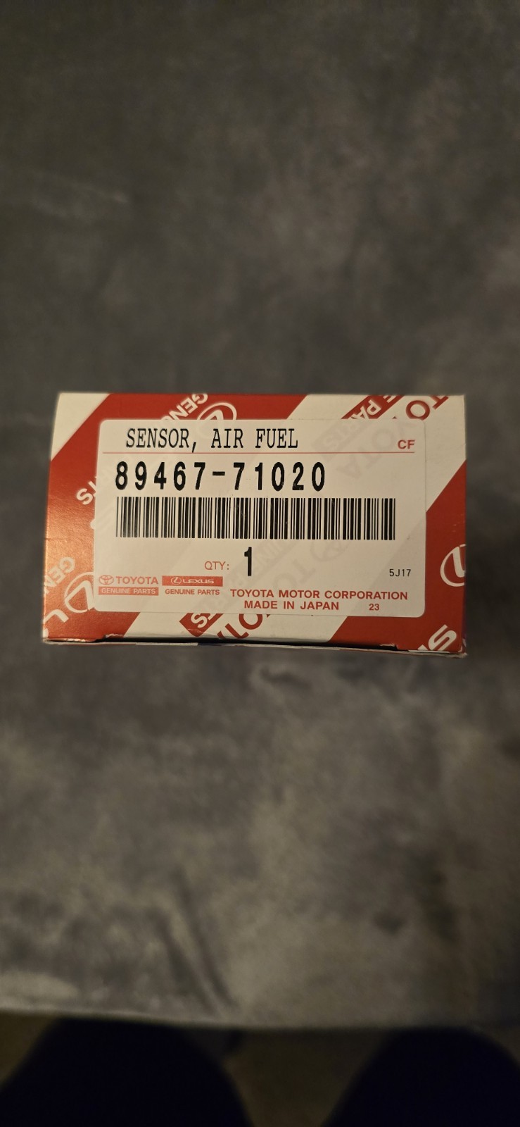 89467-71020 TOYOTA GENUINE 4RUNNER LEXUS GX470 LX470 SENSOR AIR FUEL RATIO OEM