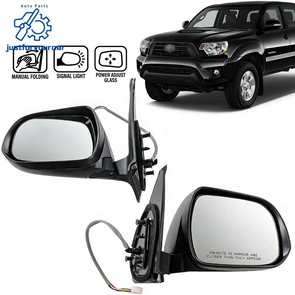Fit Toyota Tacoma 2012-2015 Side View Mirror Set w/ Turn Signal Power Glass