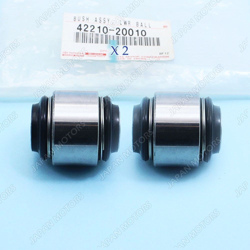 TWO Genuine OEM Toyota Avalon Celica  Rear Lower Ball Bush Assembly  42210-20010