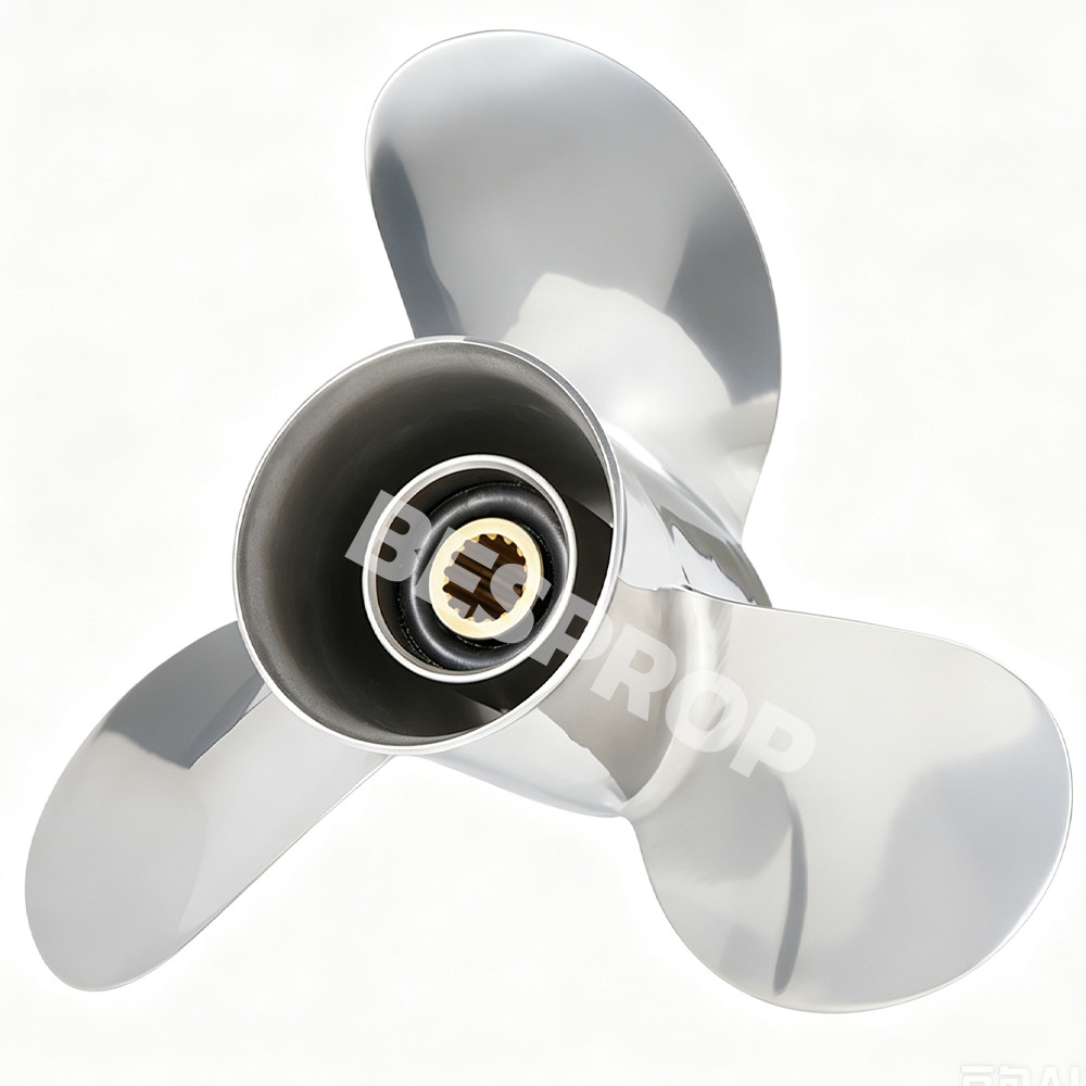 13 1/4 x 17 Stainless Outboard Boat Propeller For Yamaha 50-130HP 15Tooth