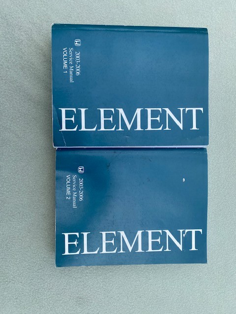 2003 2004 2005 2006 HONDA ELEMENT Factory Service Repair Manual 2 book set