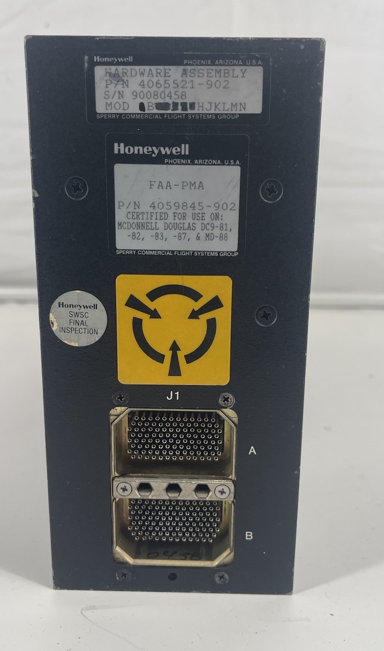Honeywell 4059845-911 Windshear Computer MD-80 MD-88 Boeing Aircraft