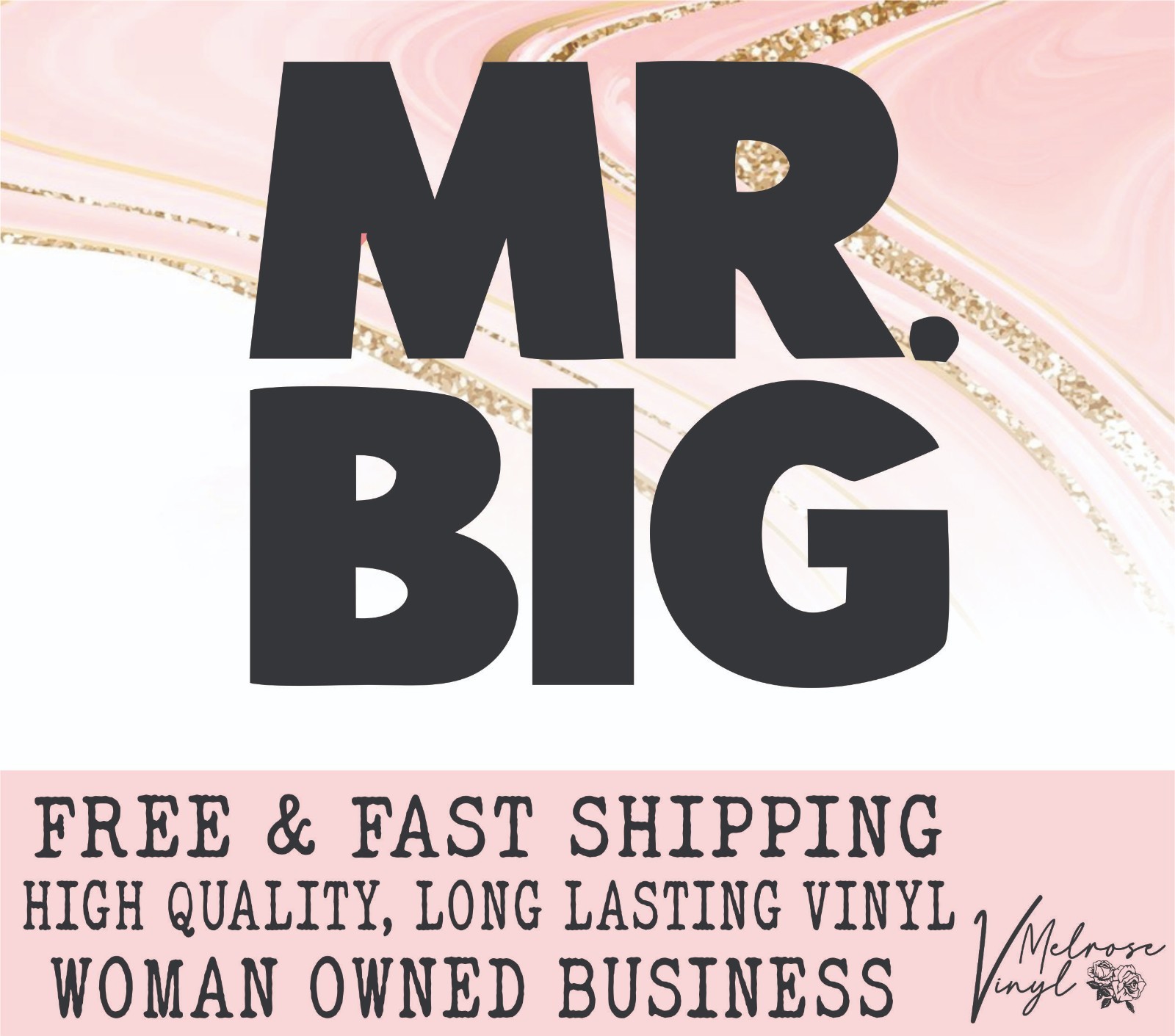 Mr. Big Band Logo Vinyl Decal Sticker for Cars/Windows/Cups