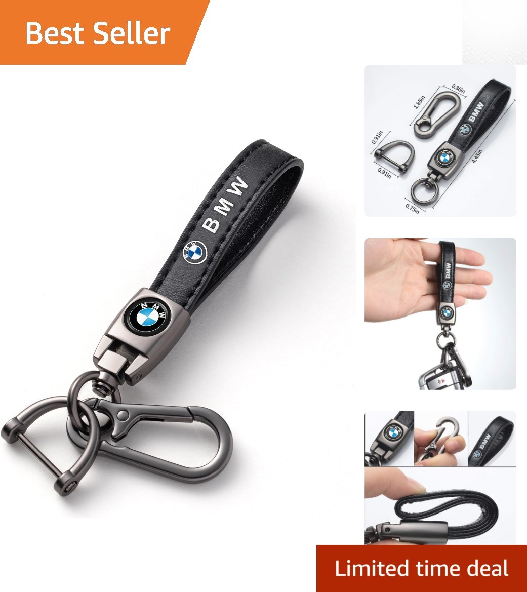 Stylish Leather Keychain for Cars - Perfect Blend of Elegance and Functionality