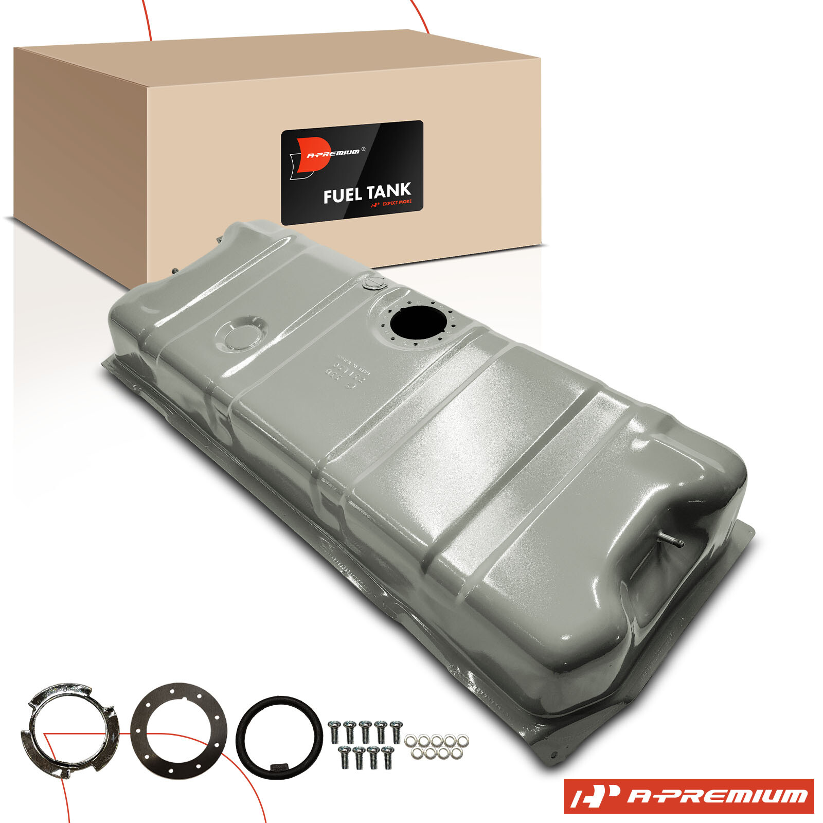 A-Premium New 20 Gallons Fuel Tank Sliver for Chevrolet Corvette 1970 1971-1974