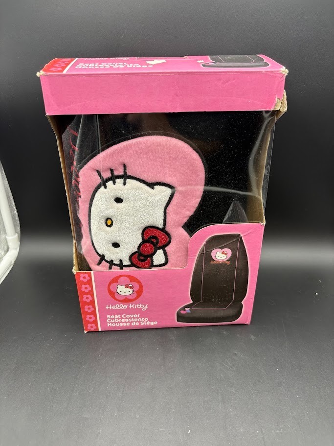 Hello Kitty Car Seat Covers - Pink Front Seat Covers Includes 1 Seat Cover