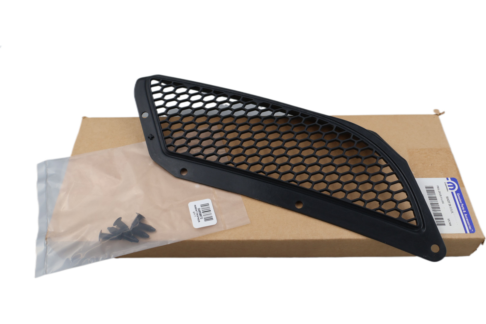5030954AA NEW OEM 2008-2010 DODGE VIPER ACR SRT-10 AIR INLET HOOD SCREEN