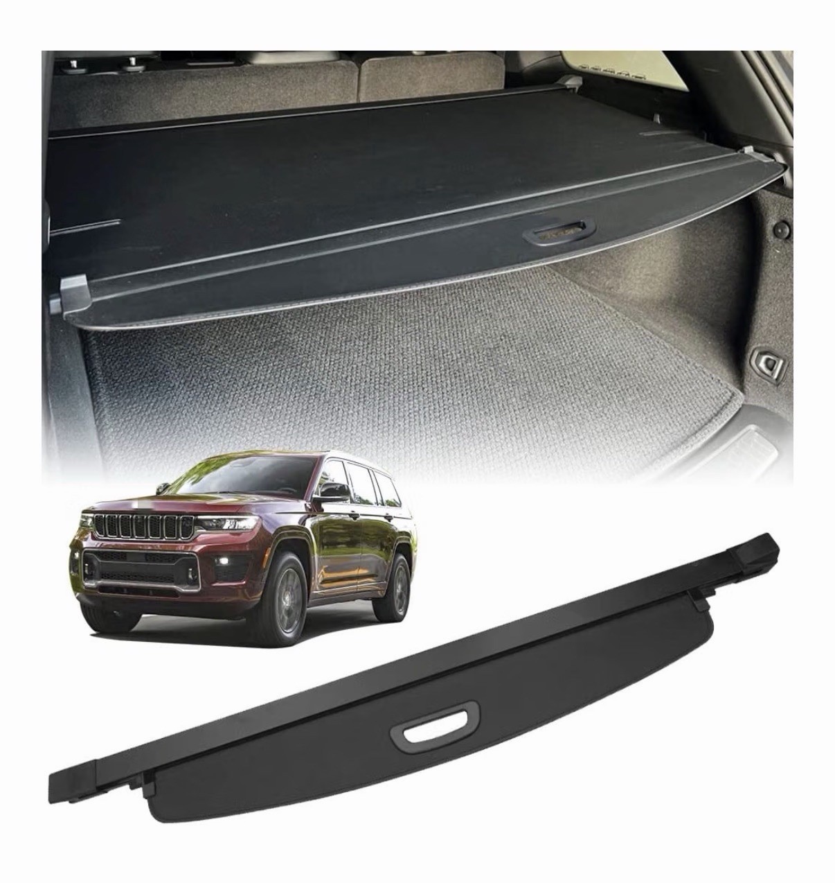 Compatible with All-New 2022-2026 Jeep Grand Cherokee(2 Row; WL) 4XE Rear Cargo