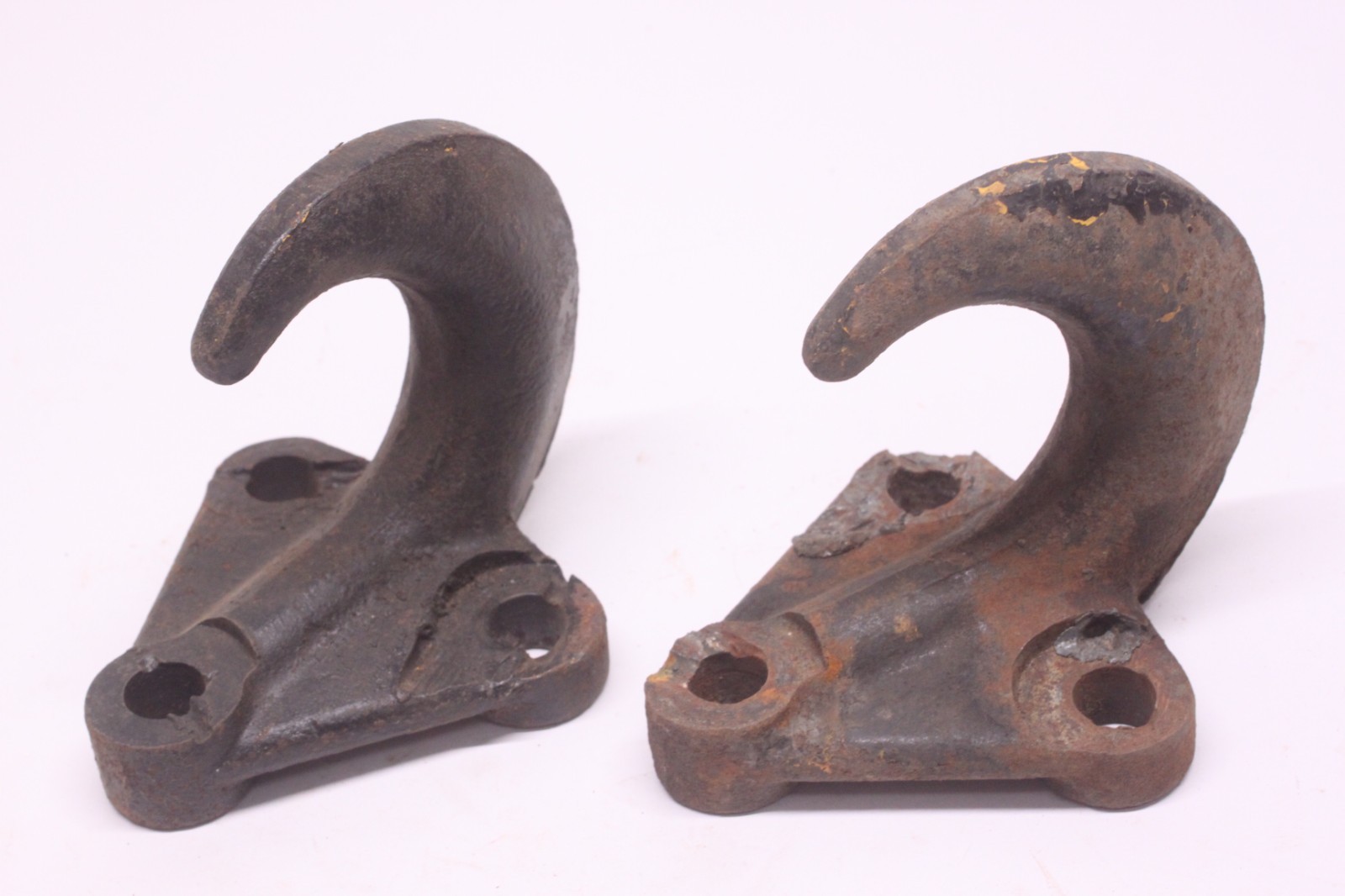 Pair of Vintage International Harvester IH Truck Factory Tow Hooks 77850R2