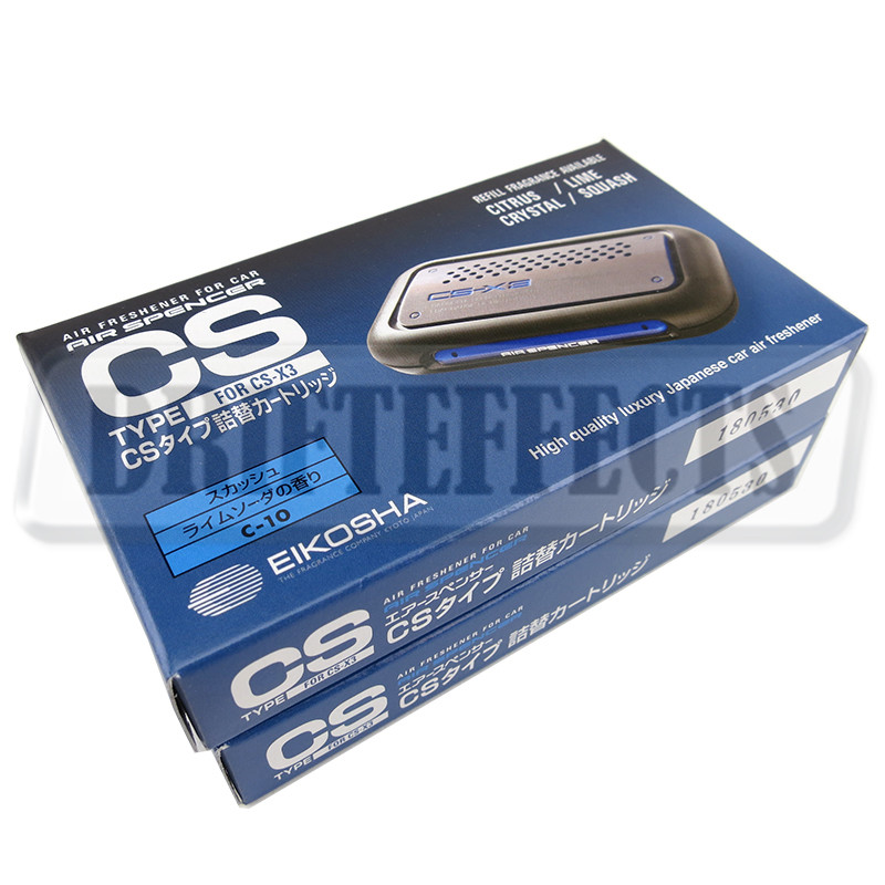 2 PACK CS-X3 CSX3 AIR SPENCER AIR FRESHENER CAR SQUASH REFILL JAPAN GENUINE 2X