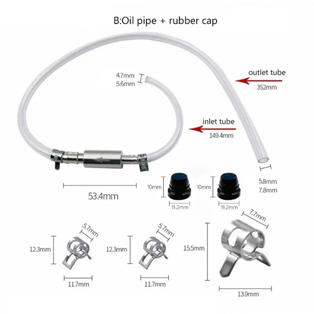 Brake Bleeder And Clutch Bleeder Kit With Caps  (Ships From Texas 🇺🇸)