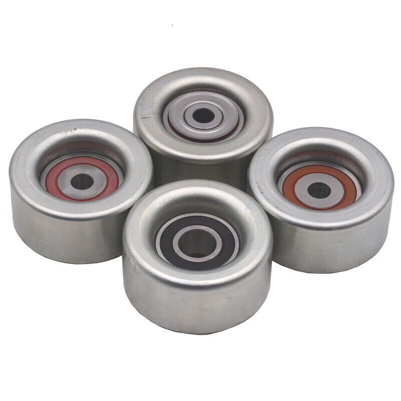 4X Drive Idler Pulley Kit V6 4.0L 1GRFE For Toyota 4Runner 03-09 V6 2GRFE