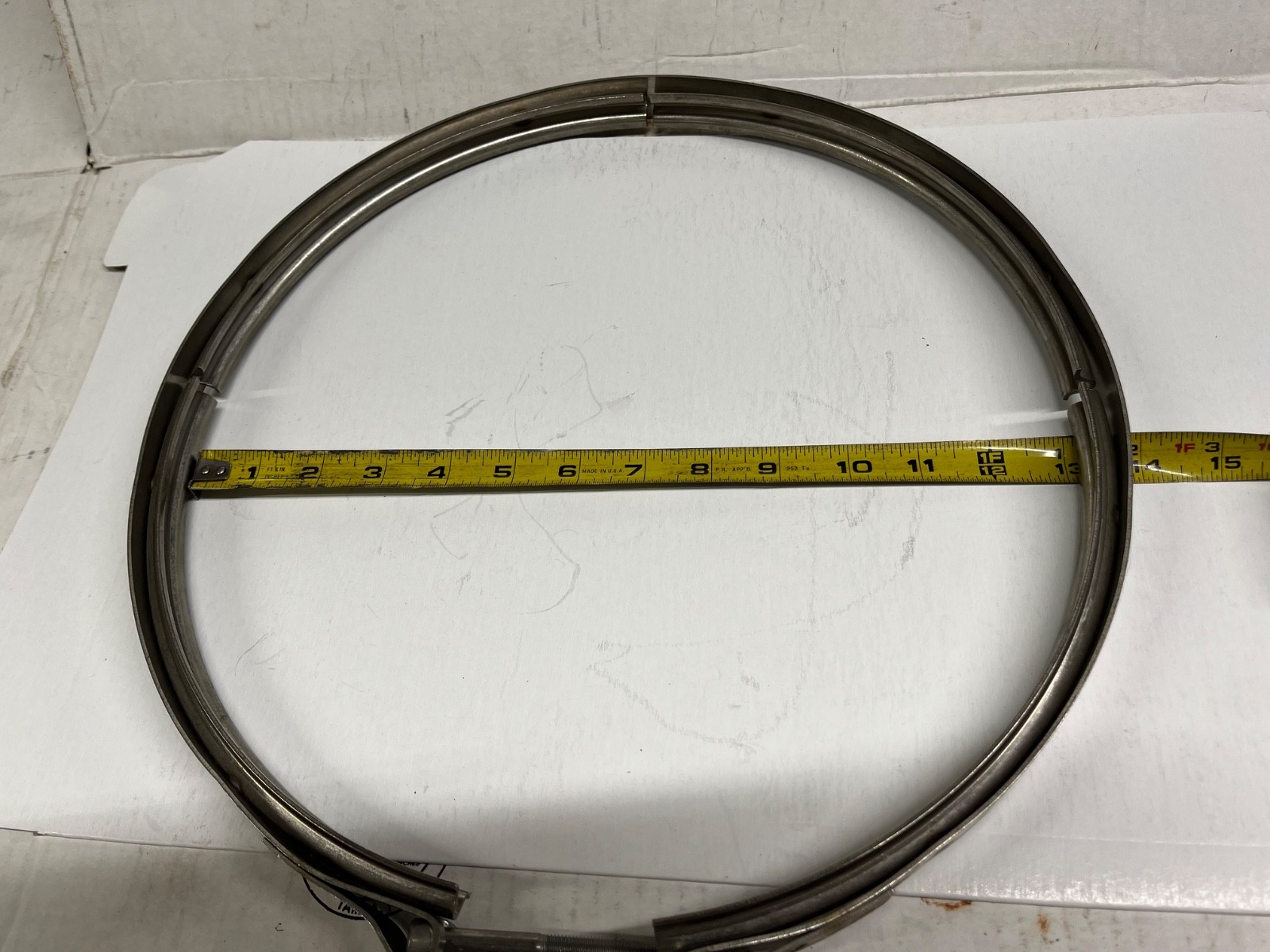 DPF Filter Clamp 13” R G Ray Q187682 - Missing Locknut