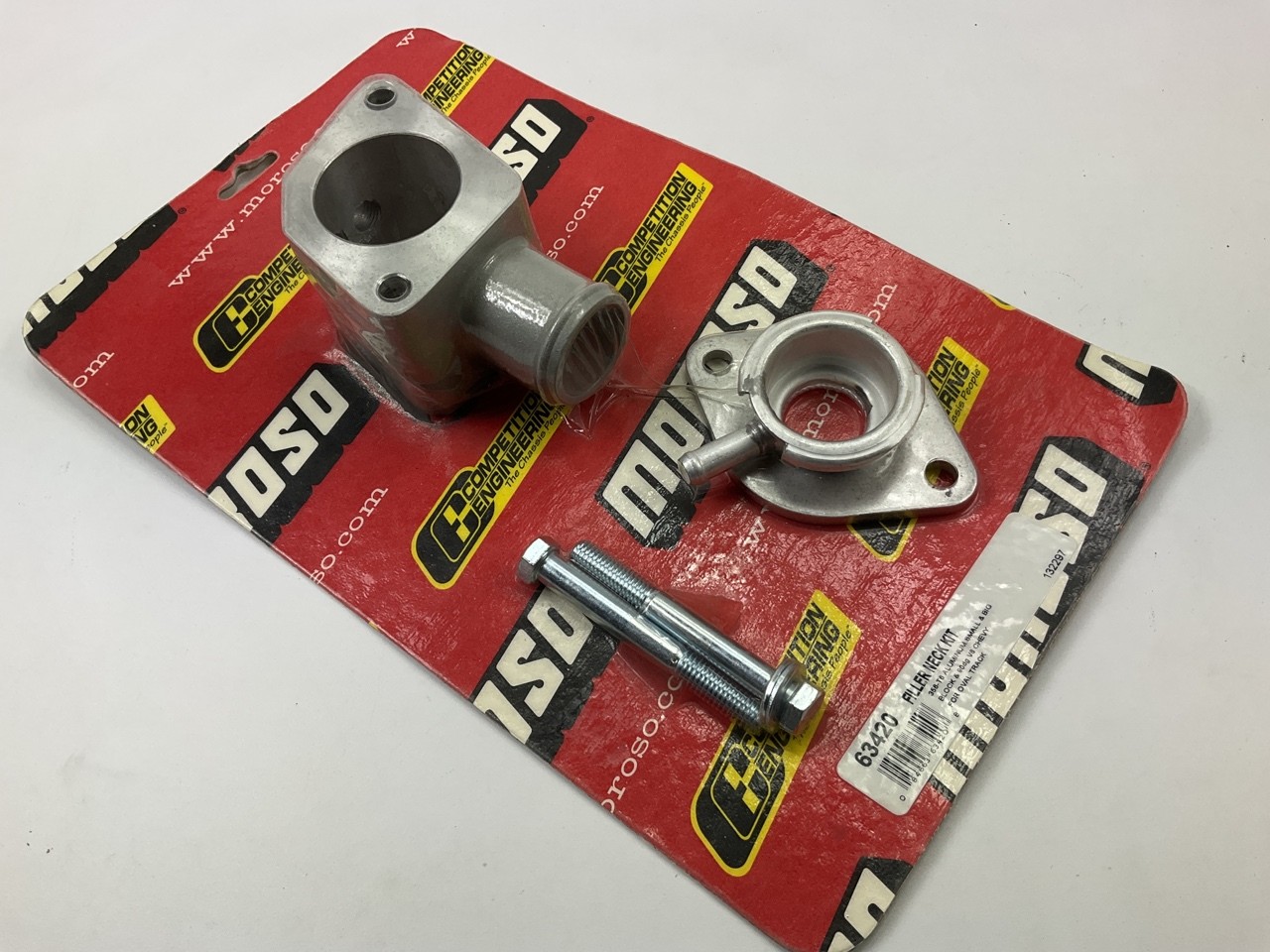 Moroso 63420 Engine Coolant Filler Neck Kit For SBC, BBC Big Small Block Chevy