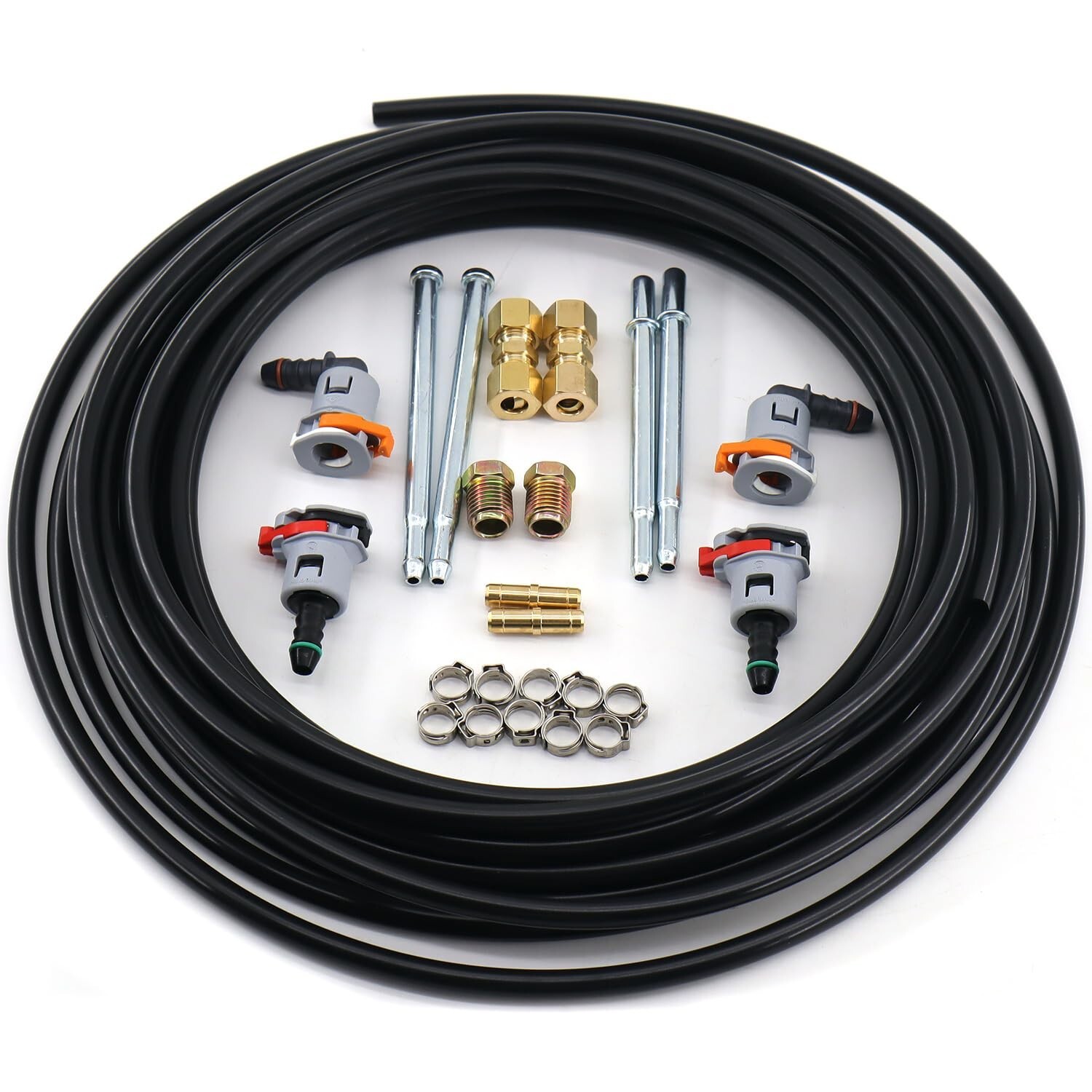 5/16 Fuel Line Repair Kit 5/16 in (8mm), Nylon Fuel Line Replacement Kit 23 Pack