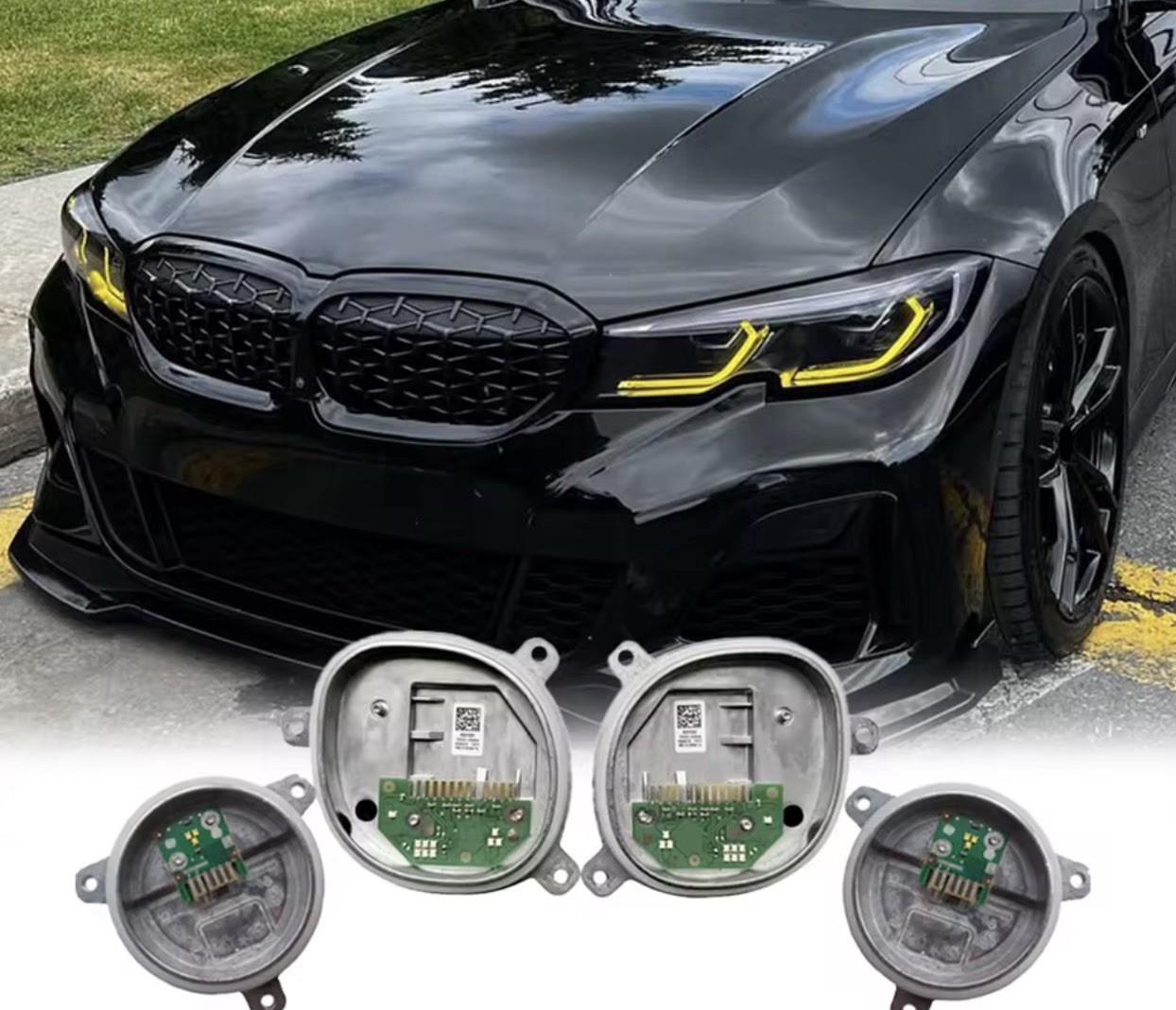 Yellow DRL Module Kit for BMW 3 Series G20 330i M340i M340i