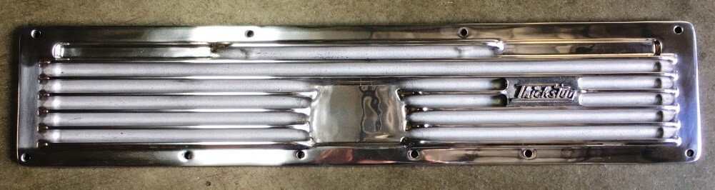 Thickstun Polished Chevrolet 6 Finned Aluminum Side Cover 235 261 Inline Hot Rod